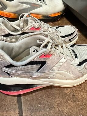 Puma Women’s Gray and Pink Athletic Sneakers